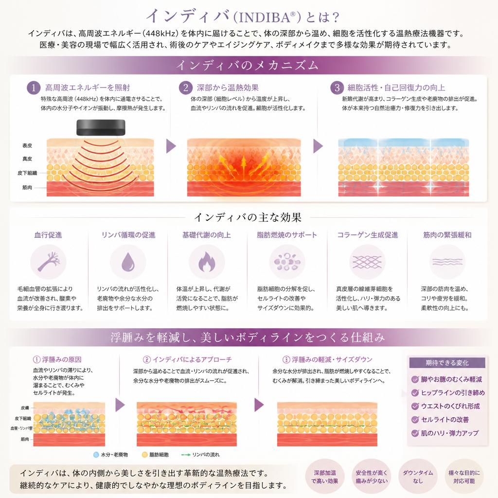 インディバ施術の効果