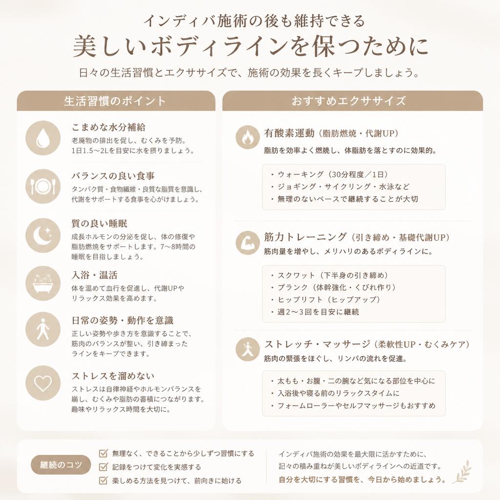 美しいボディラインを保つために