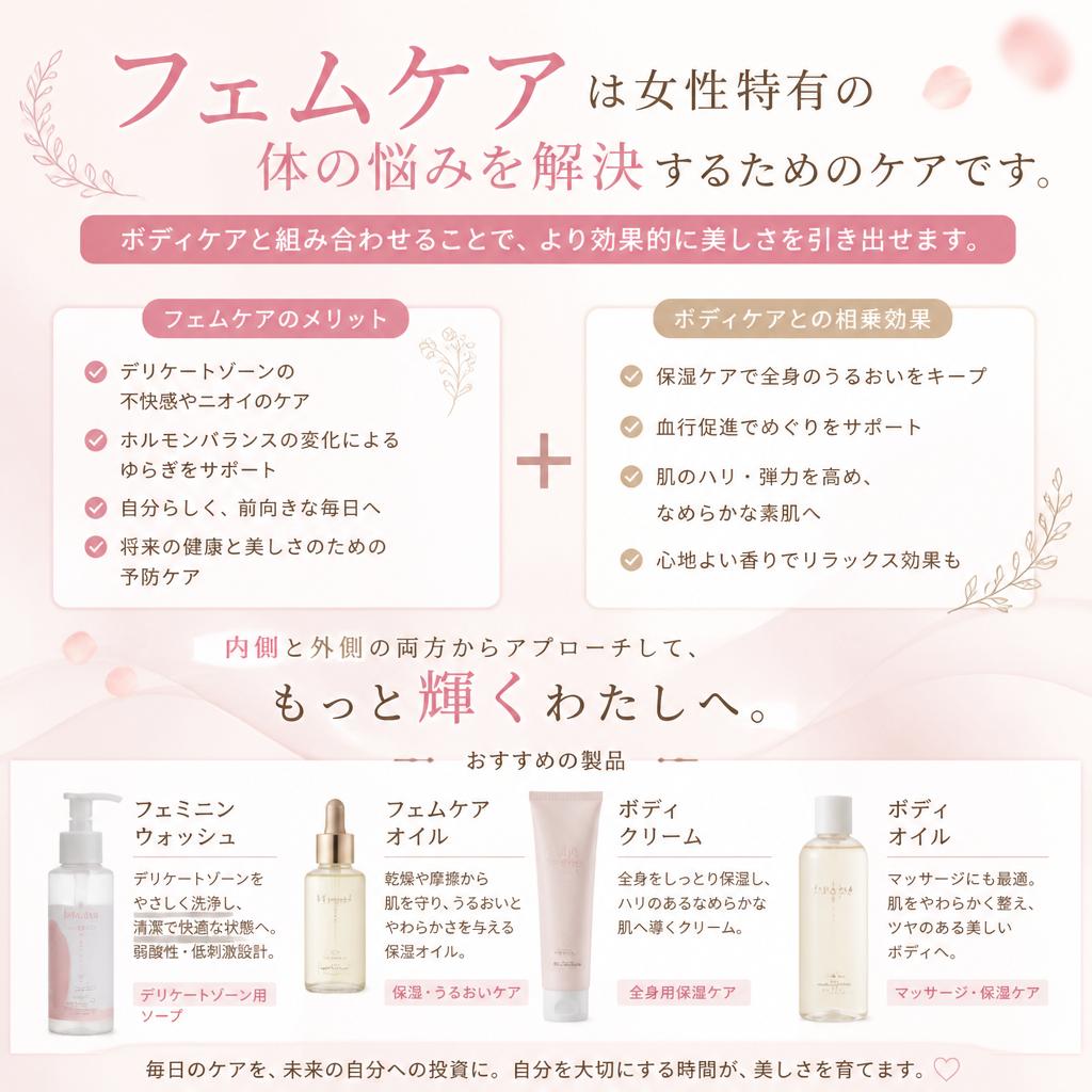 フェムケア製品の効果