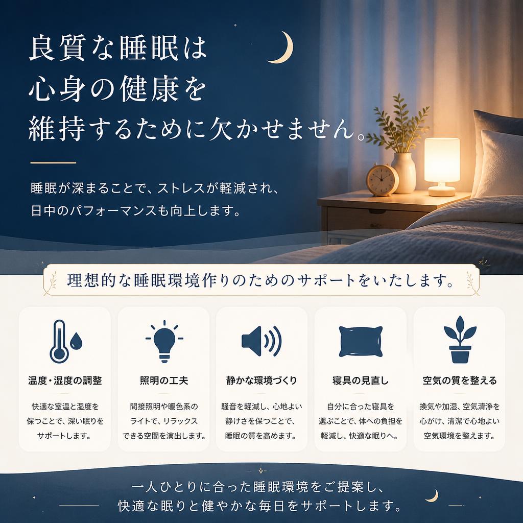 良質な睡眠がもたらすメリット